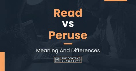 definition of the word peruse